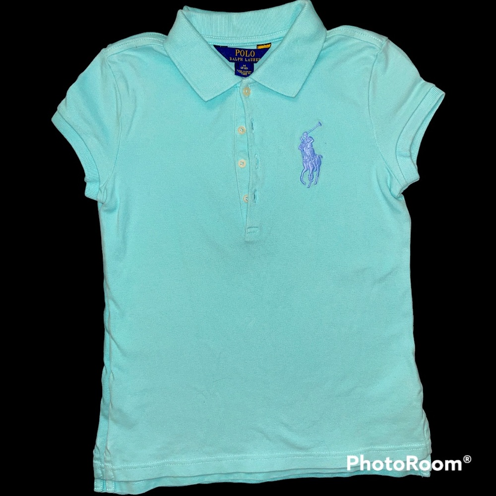 POLO by Ralph Lauren Cotton Mesh Polo Shirt sz Medium -EUC